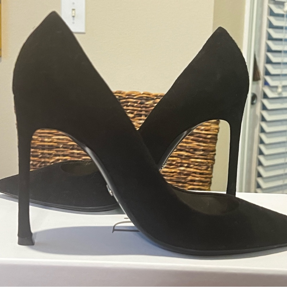 Dior Black Suede Heels